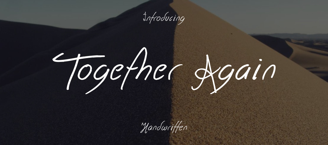 Together Again Font