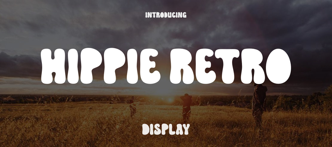 Hippie Retro Font