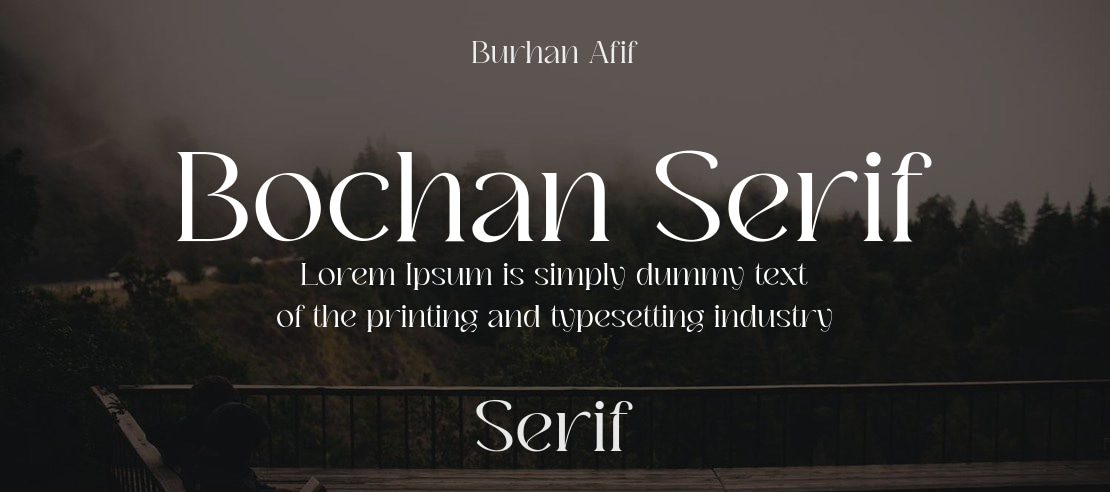 Bochan Serif Font