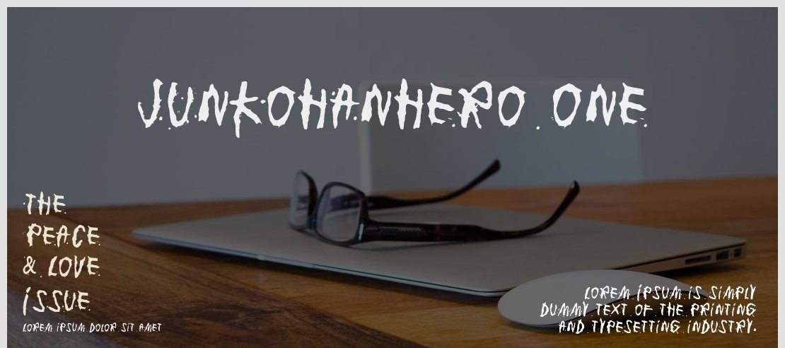 Junkohanhero One Font