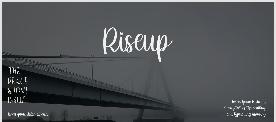 Riseup Font