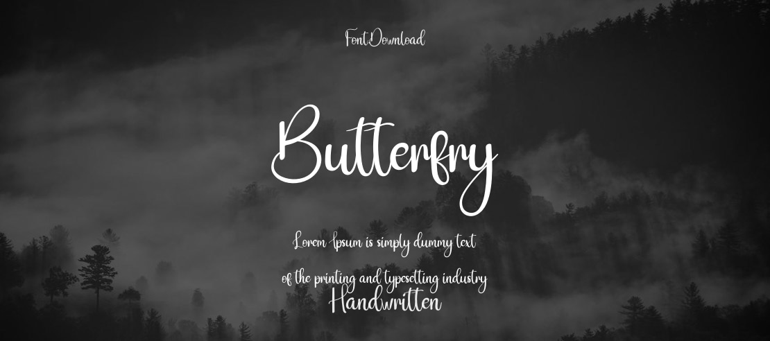 Butterfry Font