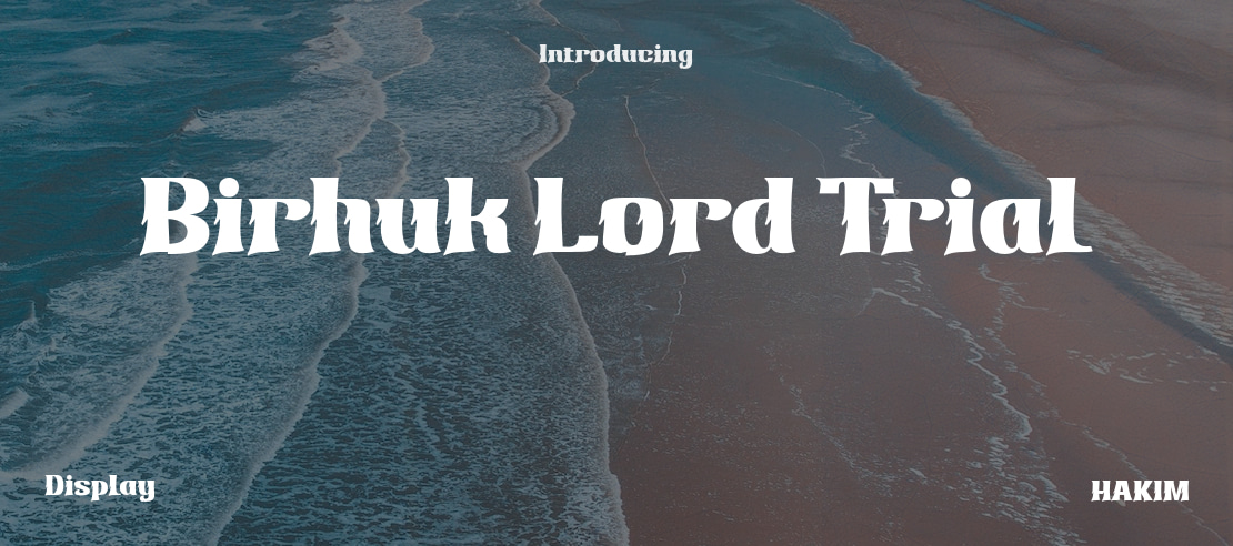 Birhuk Lord Trial Font