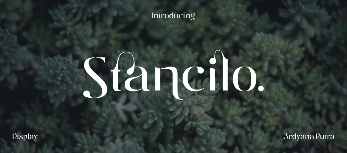 Stancilo Font