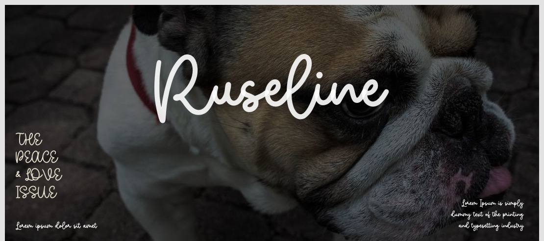 Ruseline Font