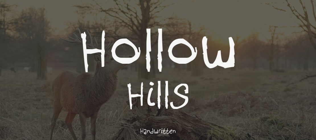 Hollow Hills Font