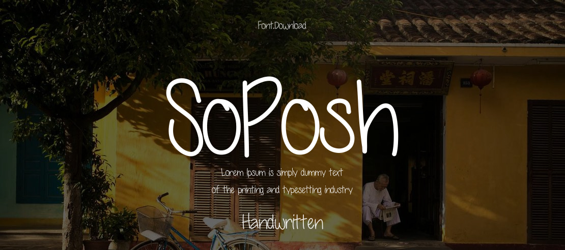 SoPosh Font