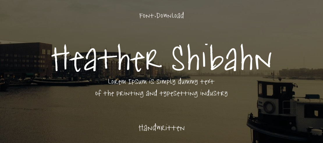 Heather Shibahn Font