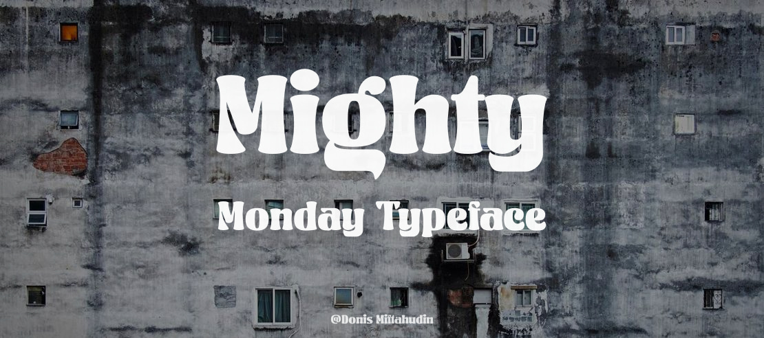 Mighty Monday Font