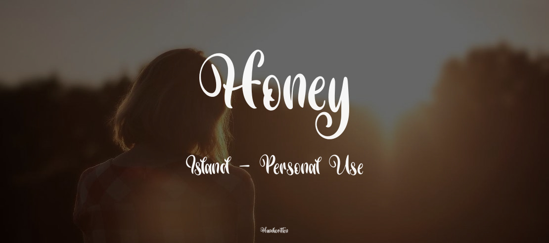 Honey Island - Personal Use Font