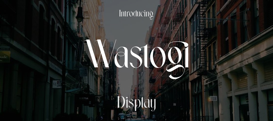 Wastogi Font