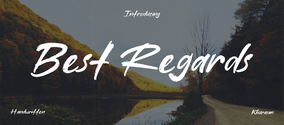 Best Regards Font