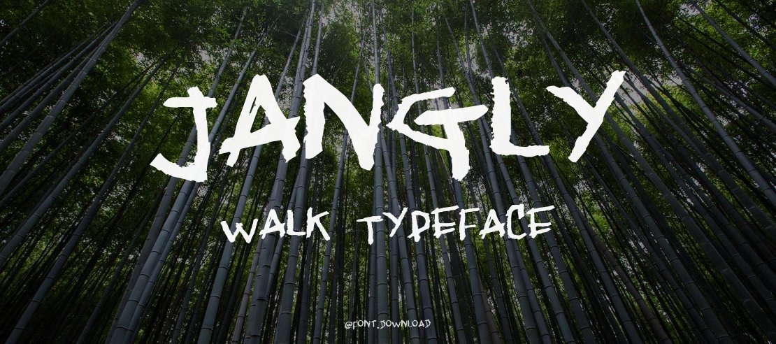 Jangly Walk Font