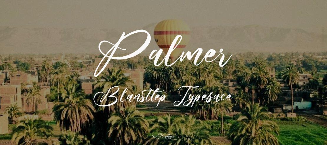 Palmer Blansttep Font