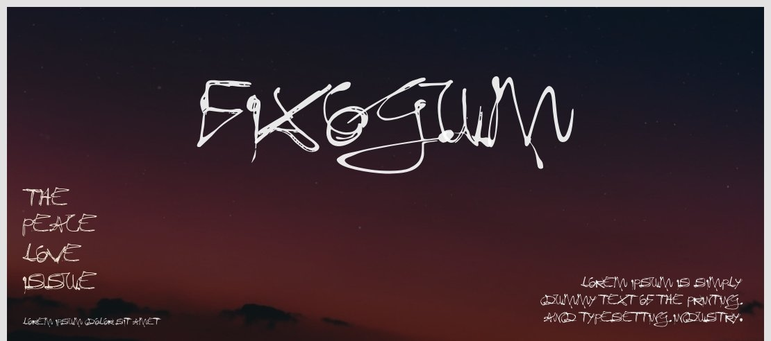 Fixogum Font