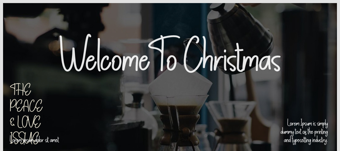 Welcome To Christmas Font