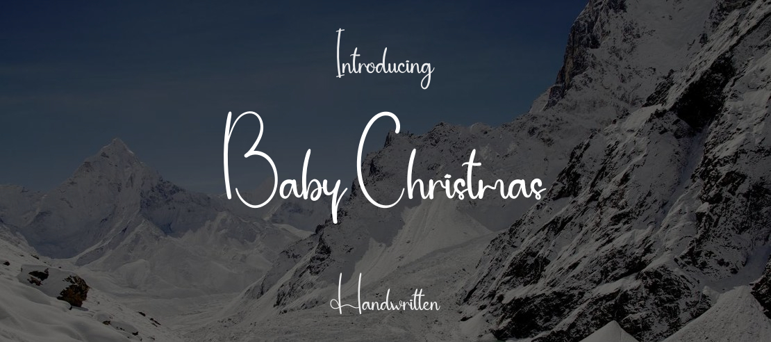 Baby Christmas Font