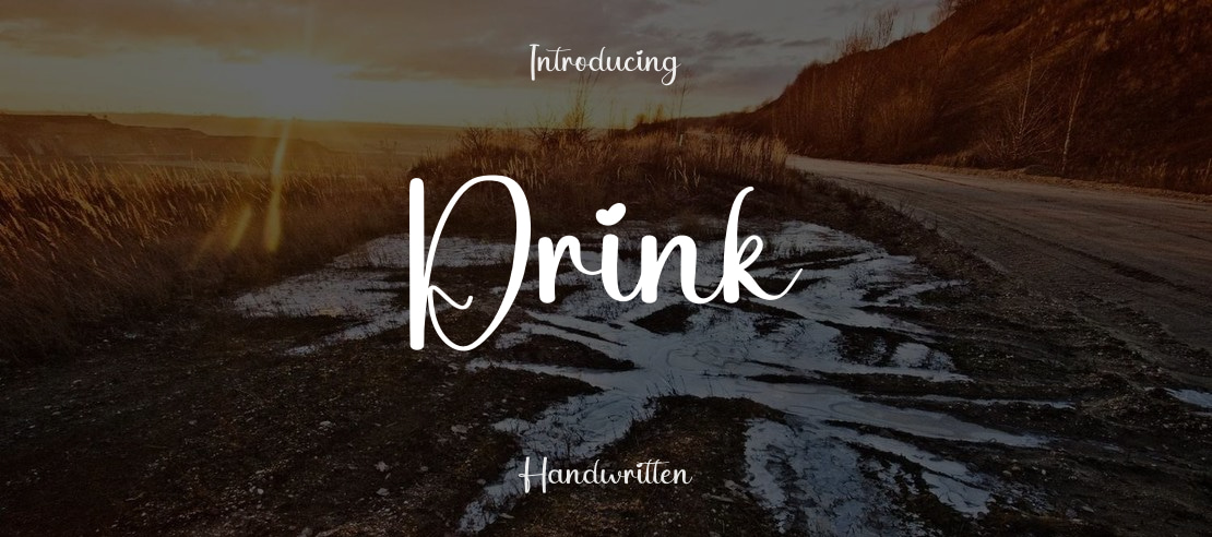 Drink Font