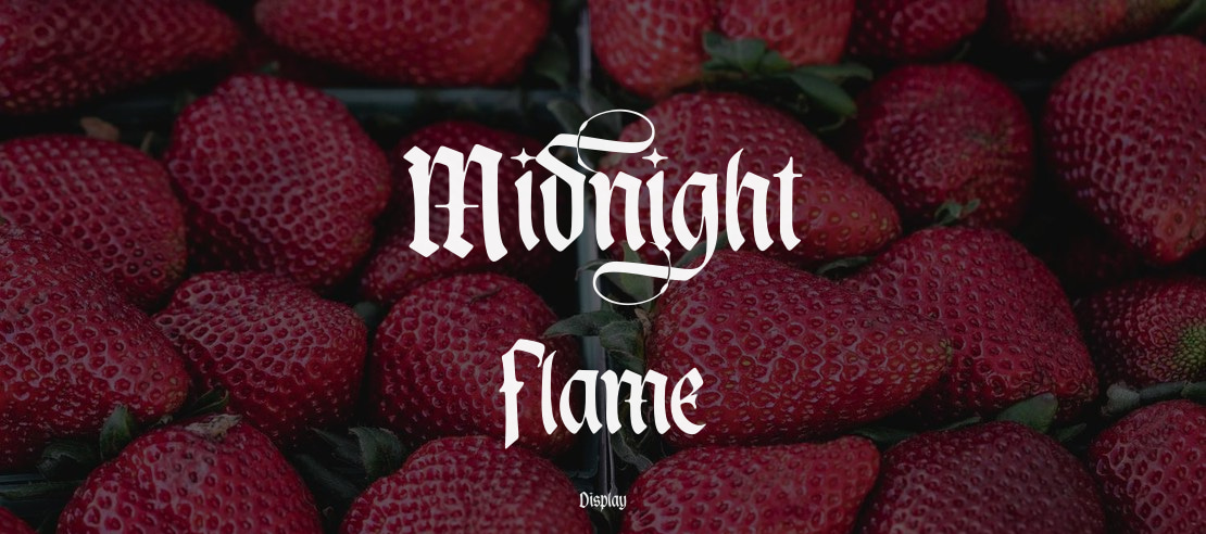 Midnight Flame Font