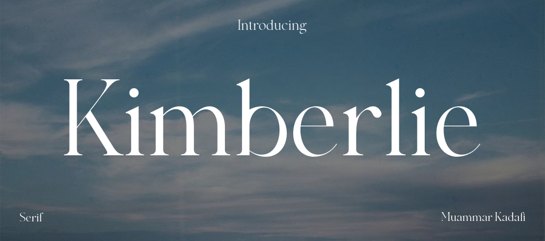 Kimberlie Font