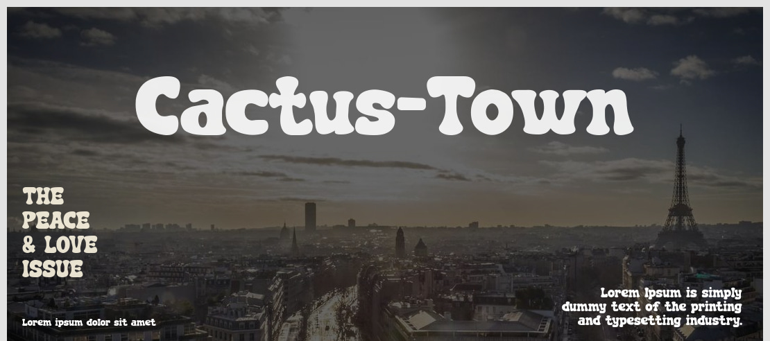 Cactus-Town Font