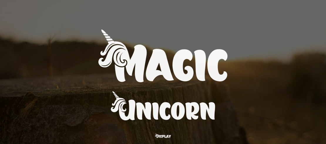 Magic Unicorn Font