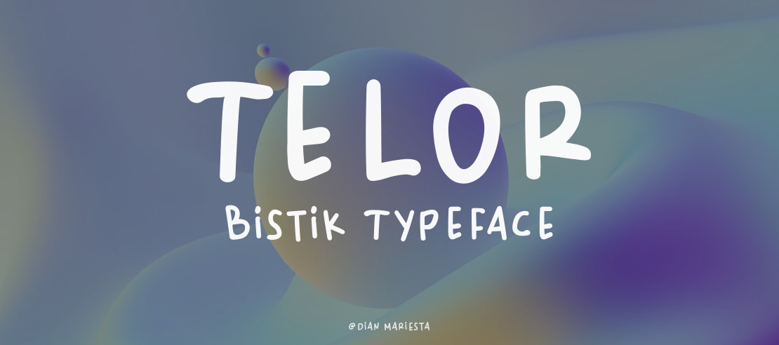 Telor Bistik Font