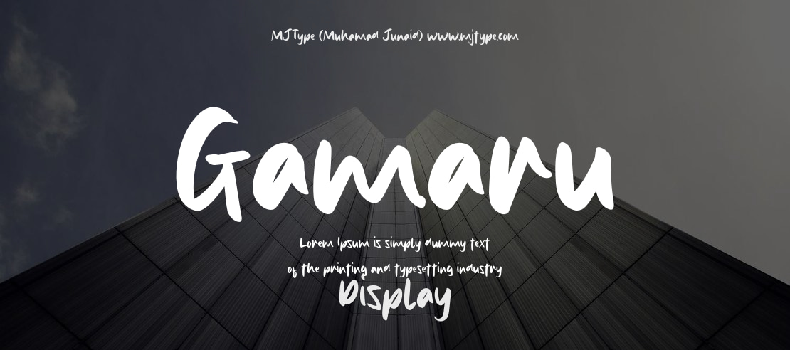 Gamaru Font