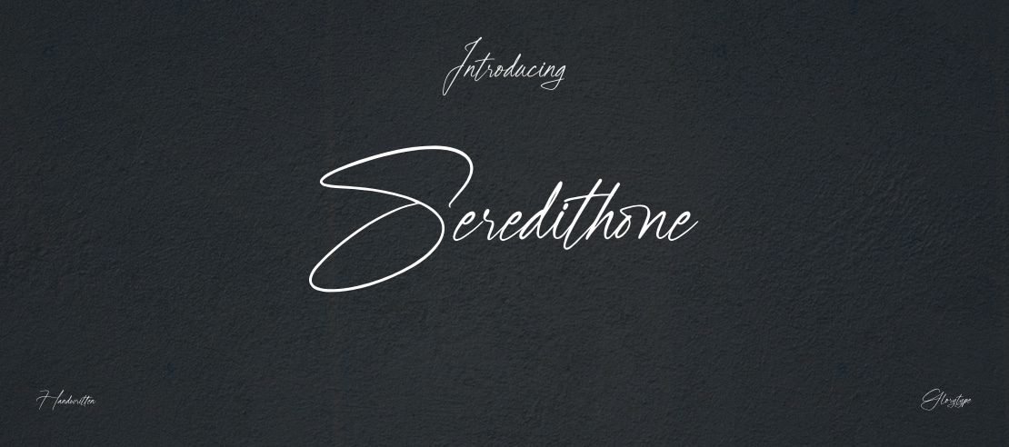 Seredithone Font