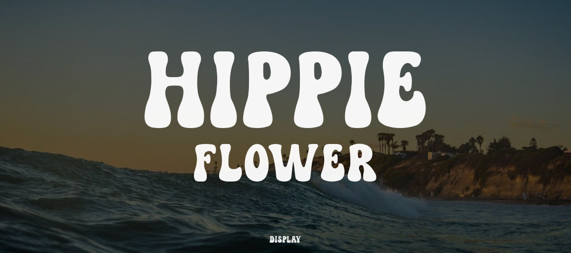 Hippie Flower Font