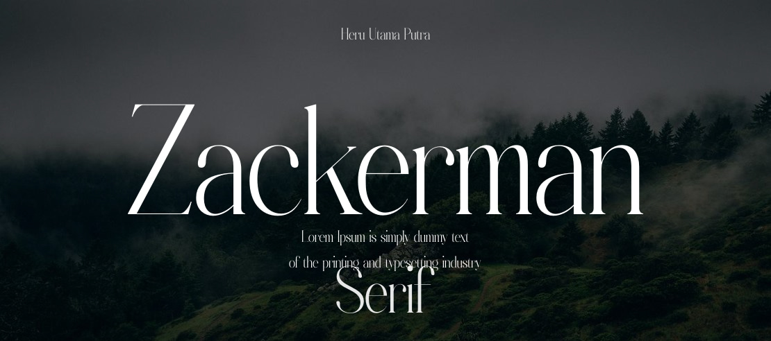 Zackerman Font