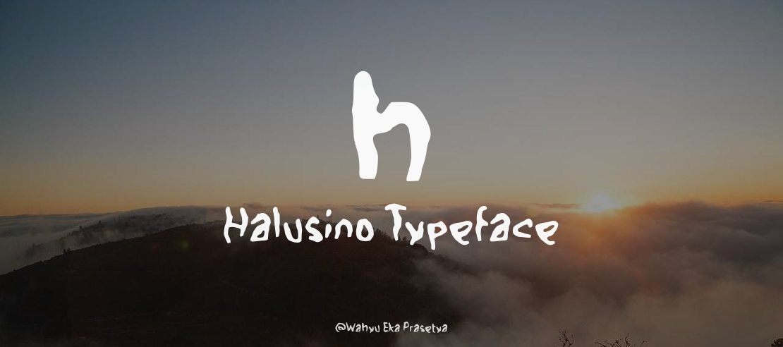 h Halusino Font