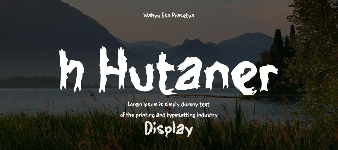 h Hutaner Font