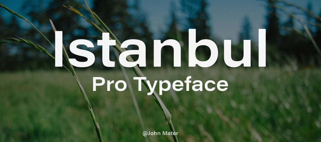 Istanbul Pro Font Family