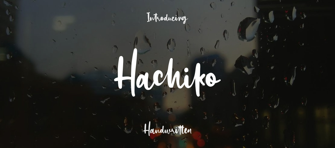 Hachiko Font