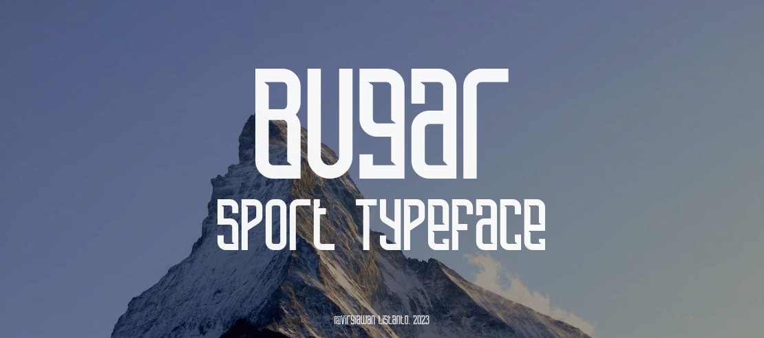 Bugar Sport Font