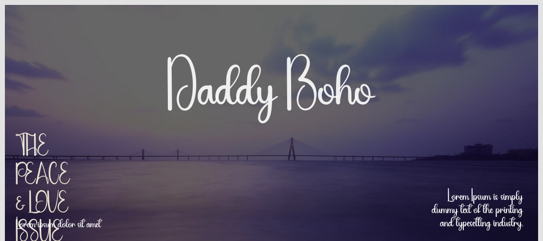 Daddy Boho Font