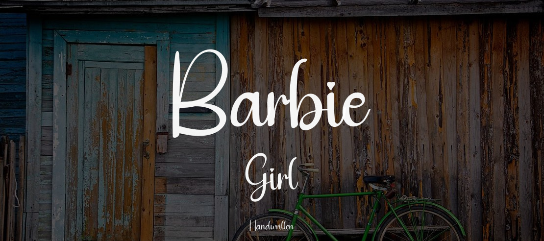 Barbie Girl Font