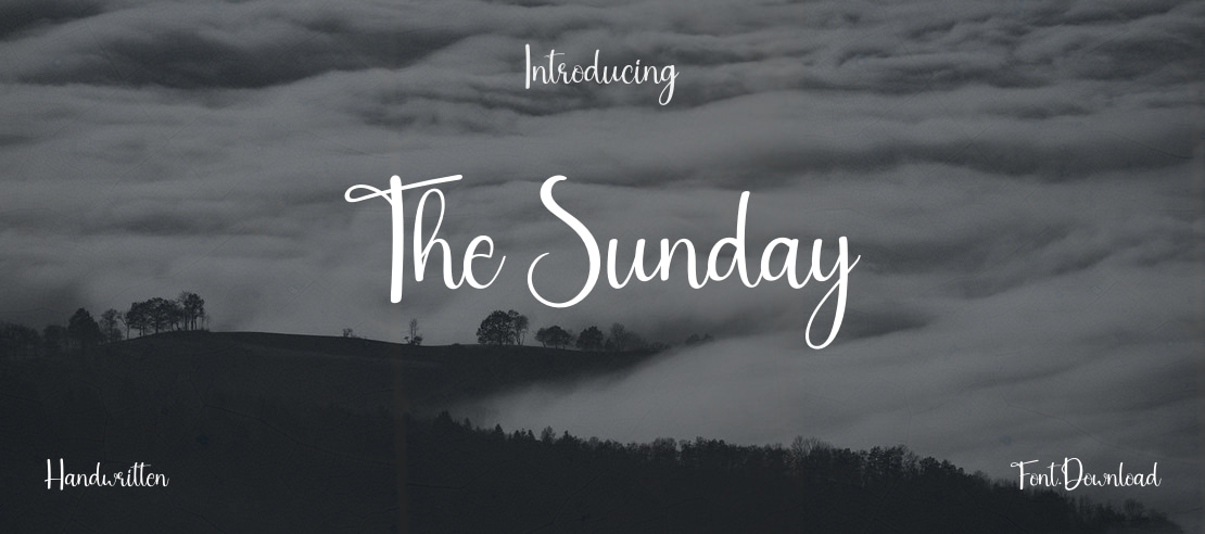 The Sunday Font