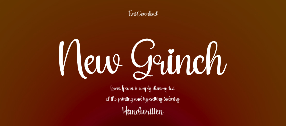 New Grinch Font