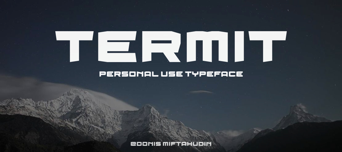 Termit Personal Use Font