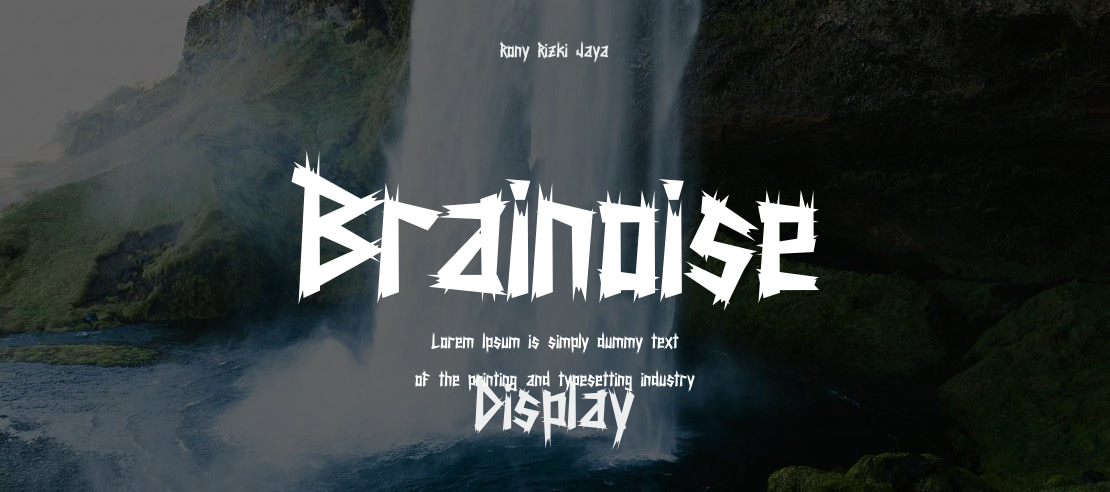 Brainoise Font