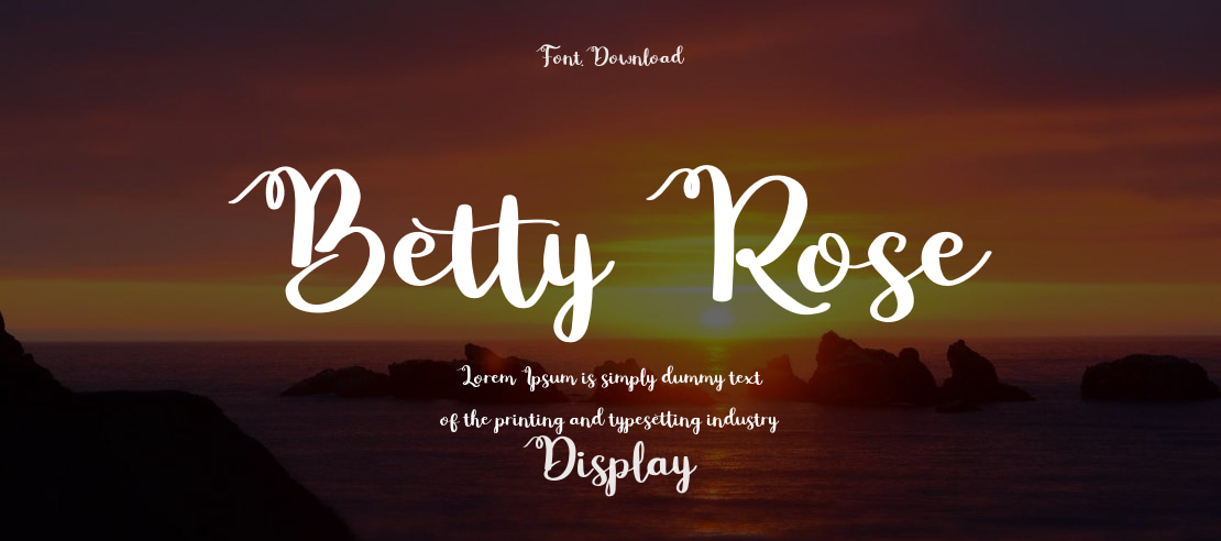 Betty Rose Font