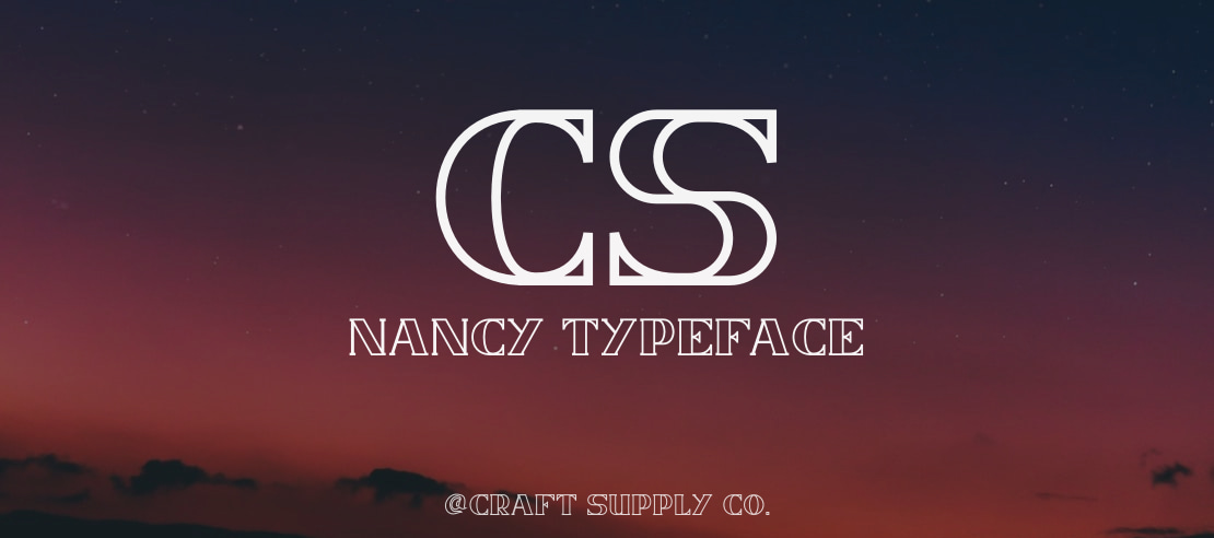 CS Nancy Font