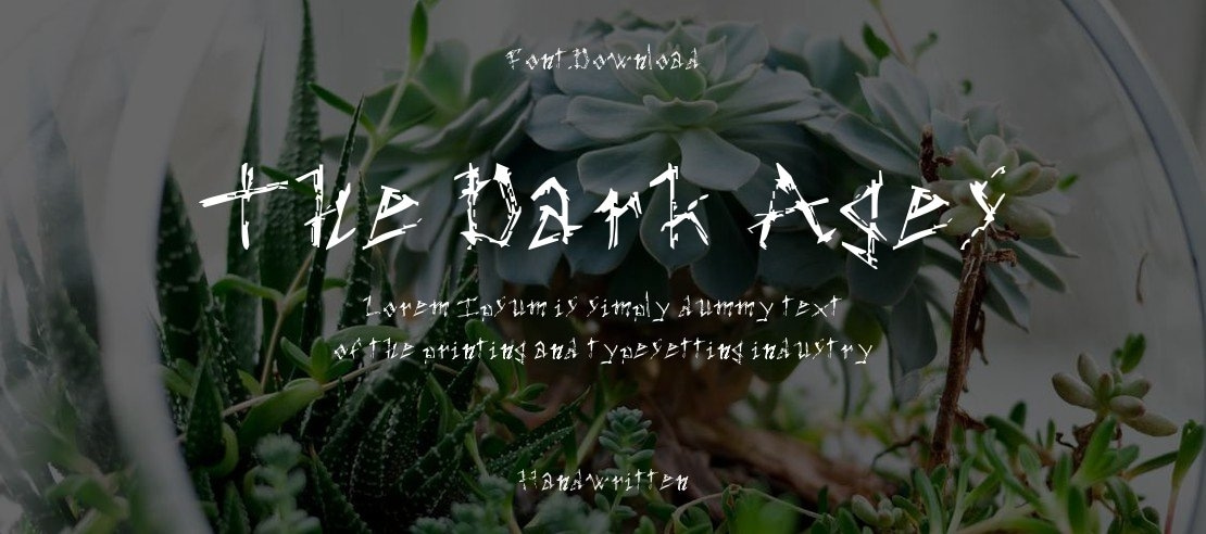 The Dark Ages Font