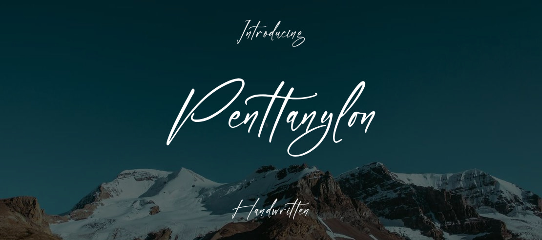 Penttanylon Font