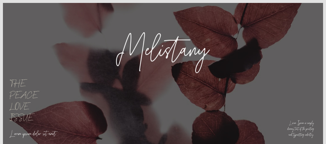 Melistany Font