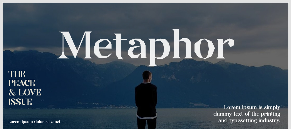 Metaphor Font