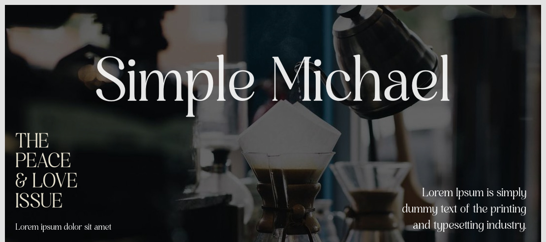 Simple Michael Font
