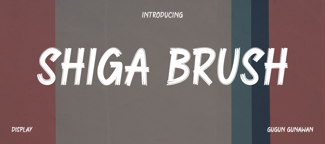 Shiga Brush Font